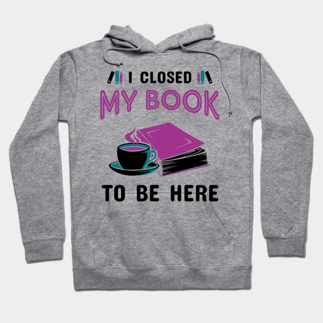 Book Lover Funny Design Hoodie by KsuAnn